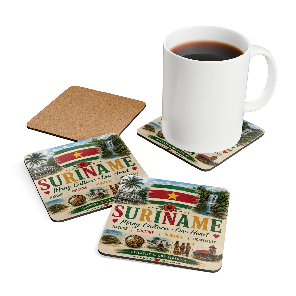 Suriname Coaster Set