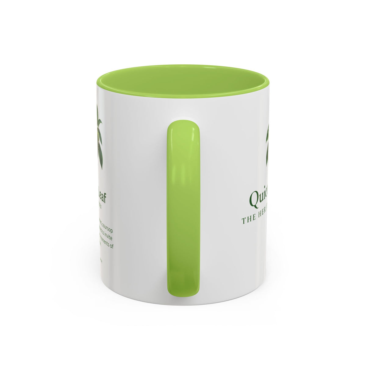Soursop Leaf Botanical Accent Mug