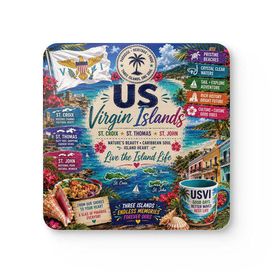 U.S. Virgin Islands Coaster Set
