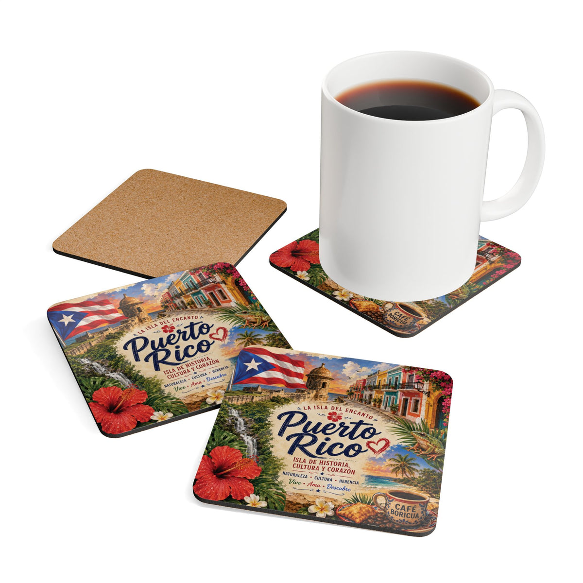 Puerto Rico Coaster Set