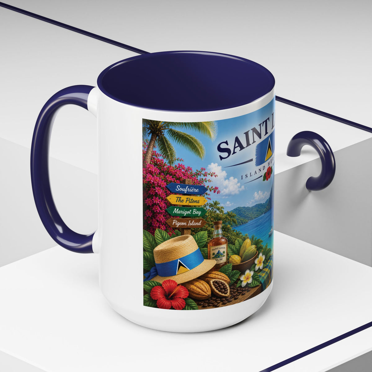 Saint Lucia Island Mug