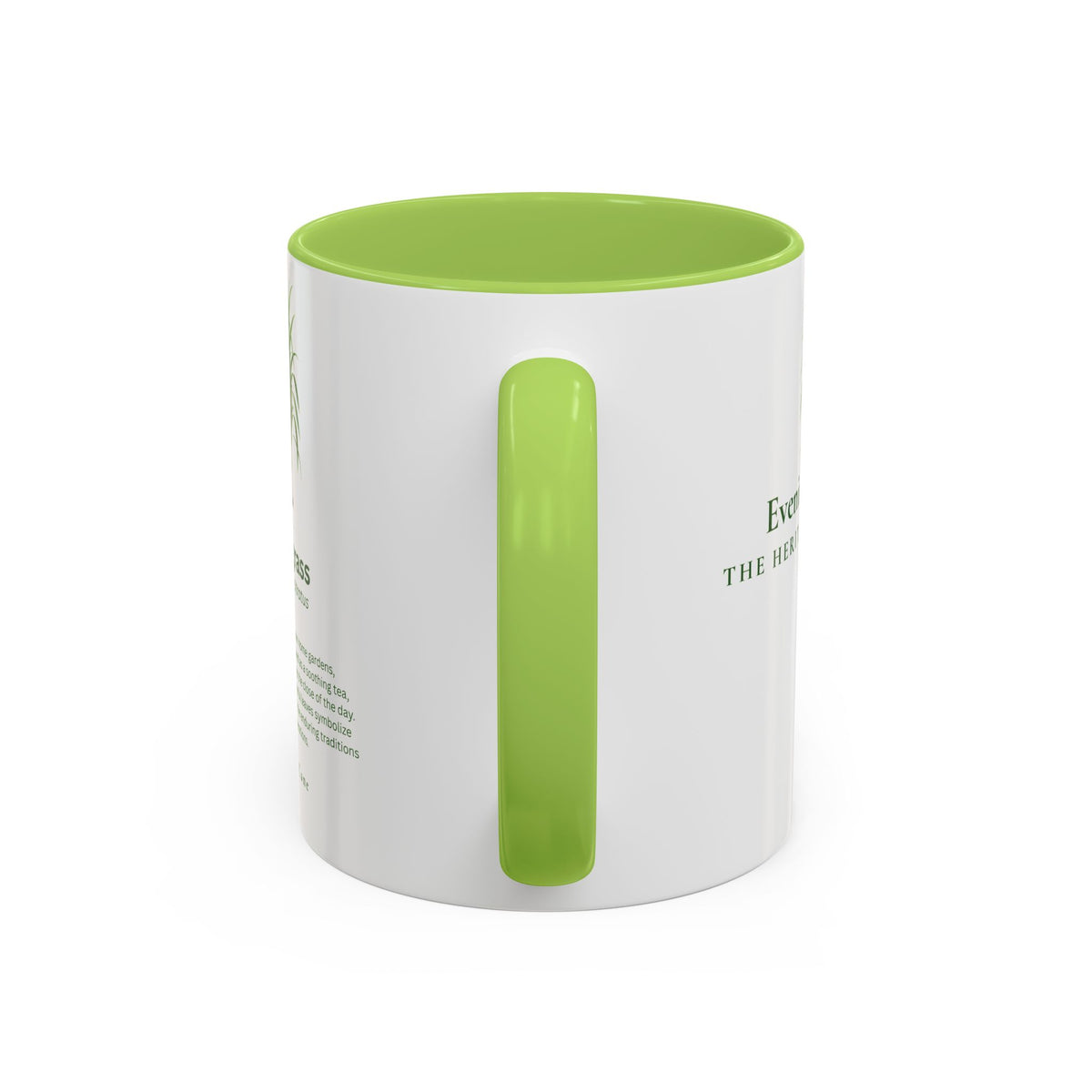 Lemongrass Botanical Accent Mug