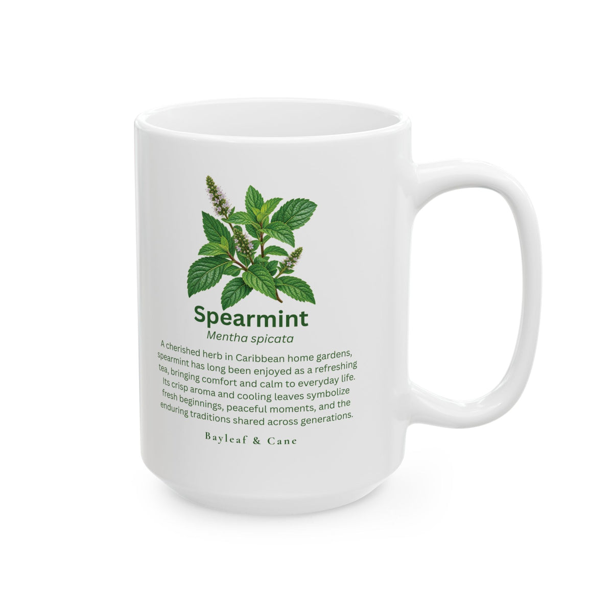 Spearmint Botanical Mug