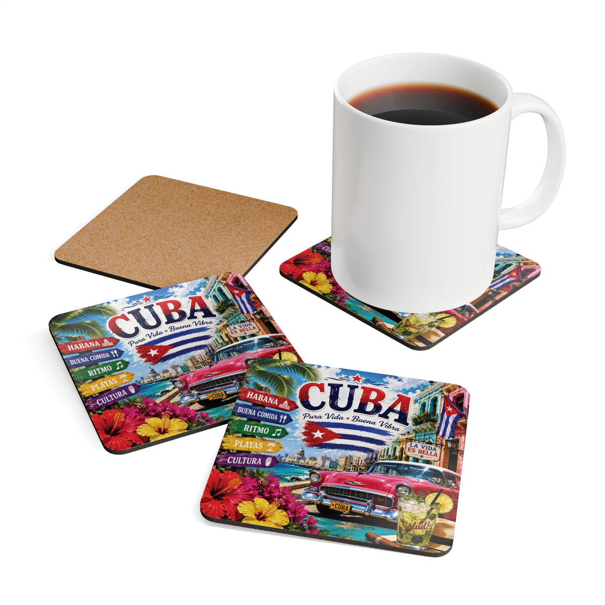 Cuba Coaster Set