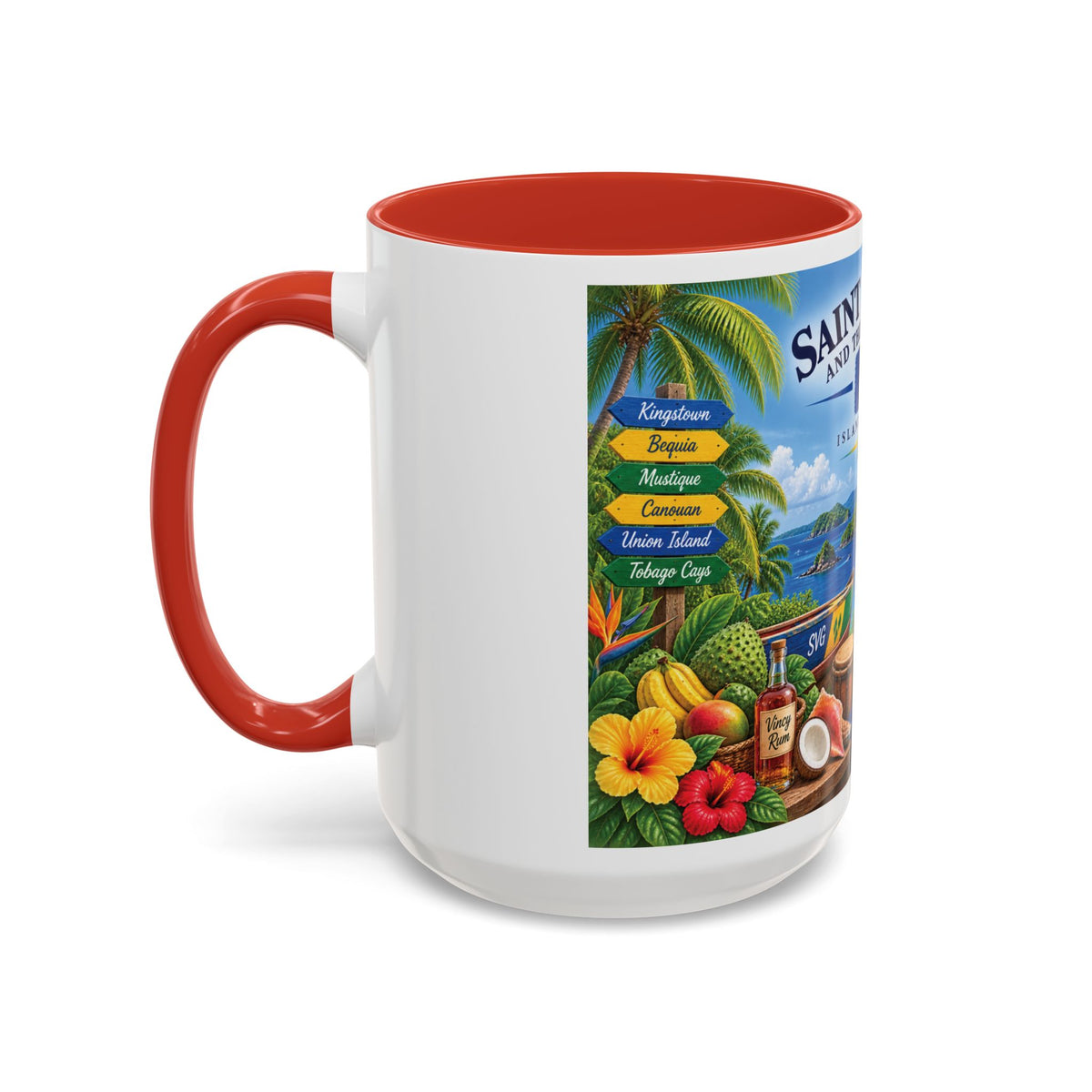 Saint Vincent & The Grenadines Island Mug