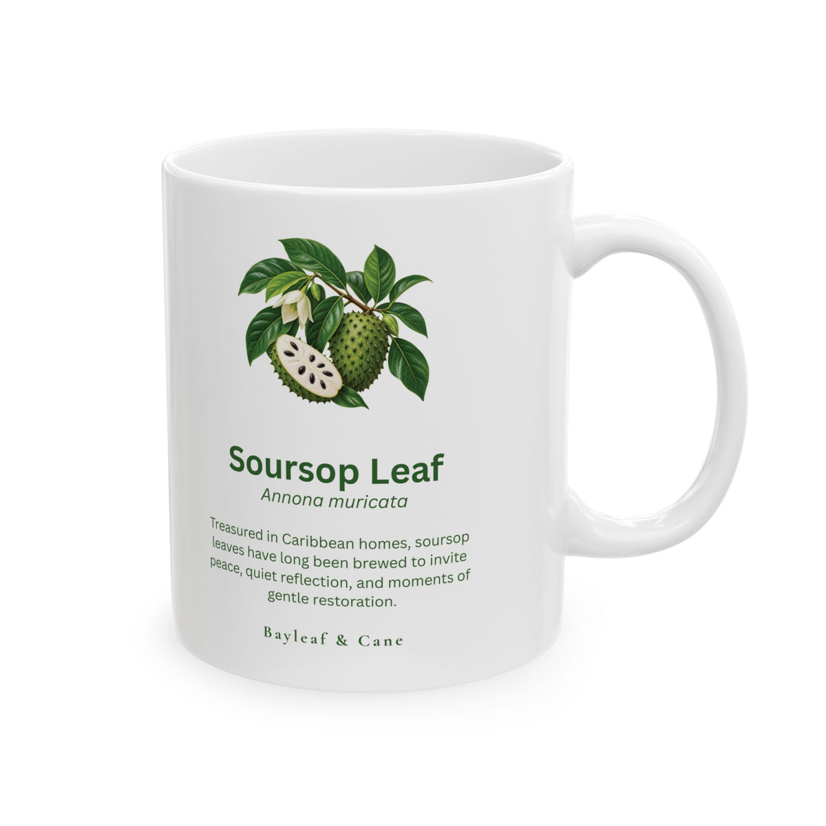 Soursop Leaf Botanical Mug