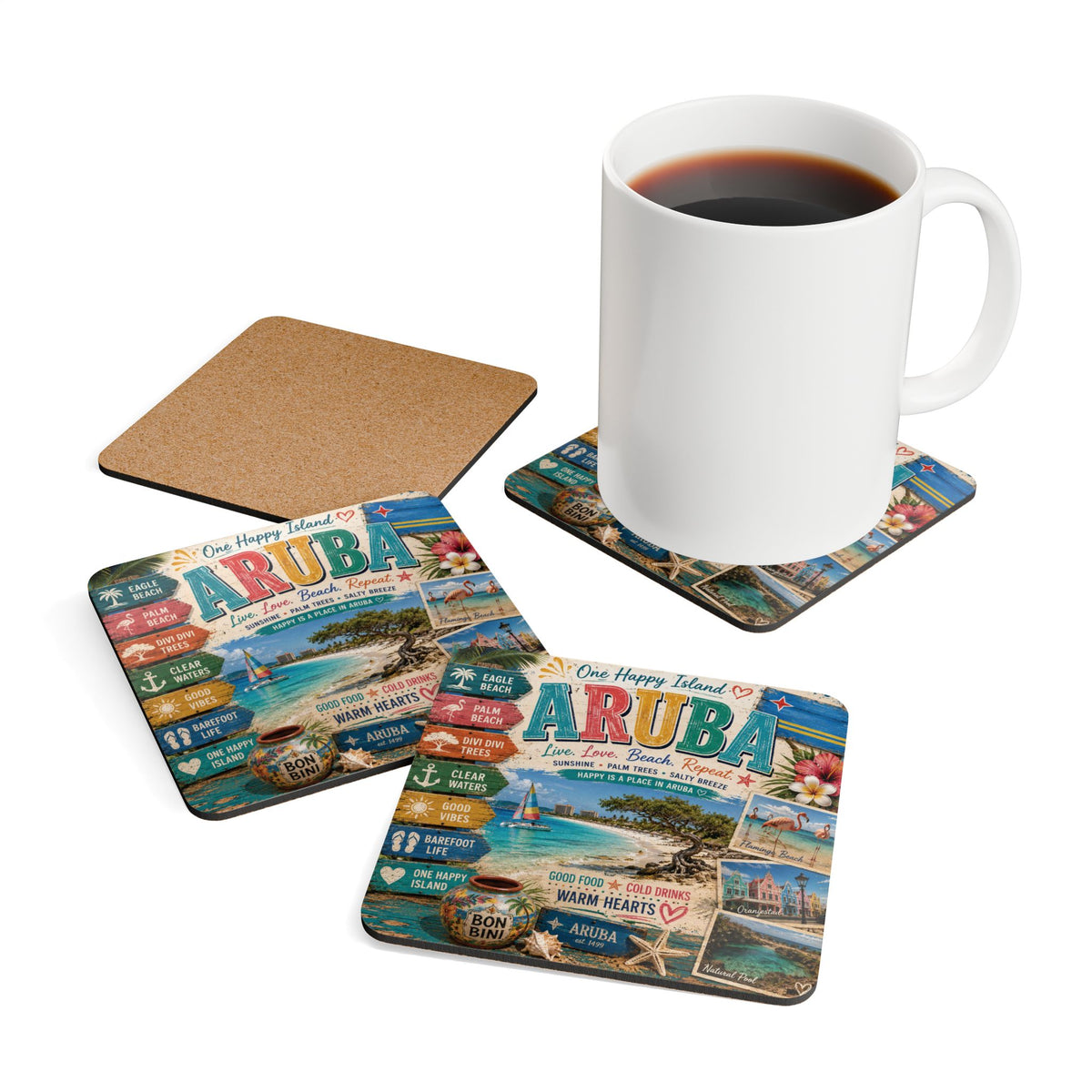 Aruba Coaster Set