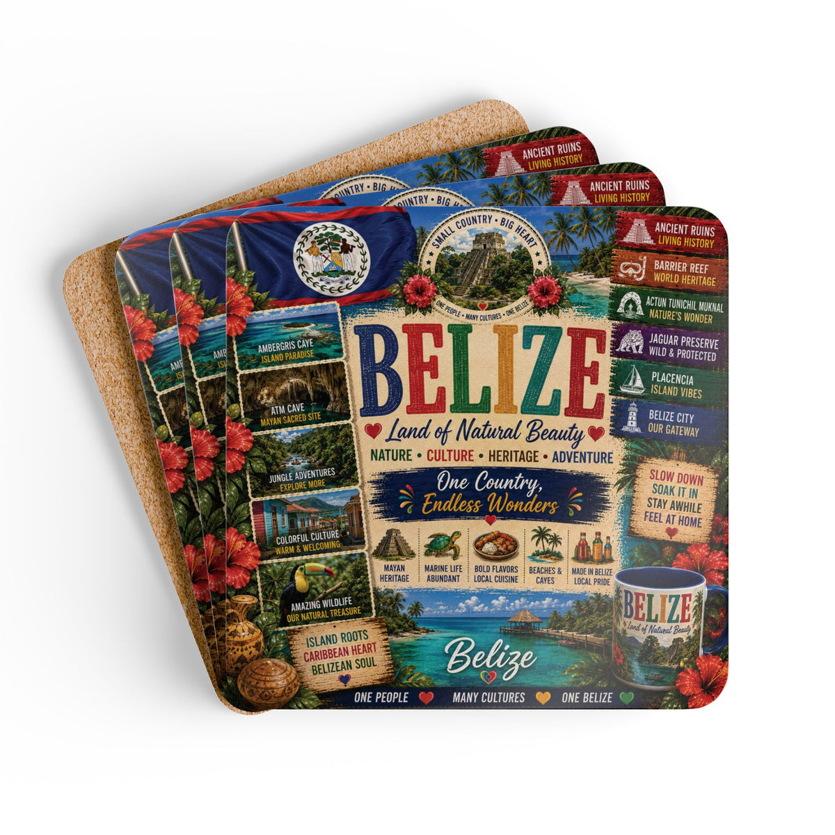 Belize Coaster Set