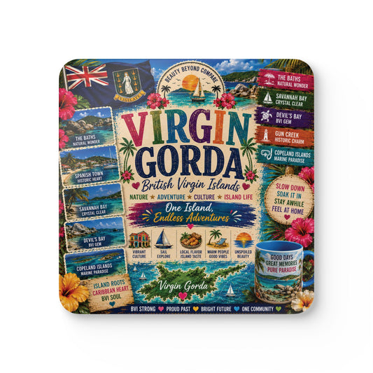 Virgin Gorda B.V.I. Coaster Set