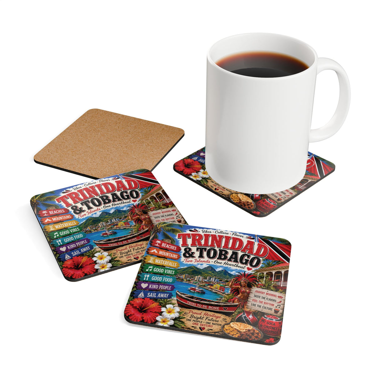 Trinidad & Tobago Coaster Set