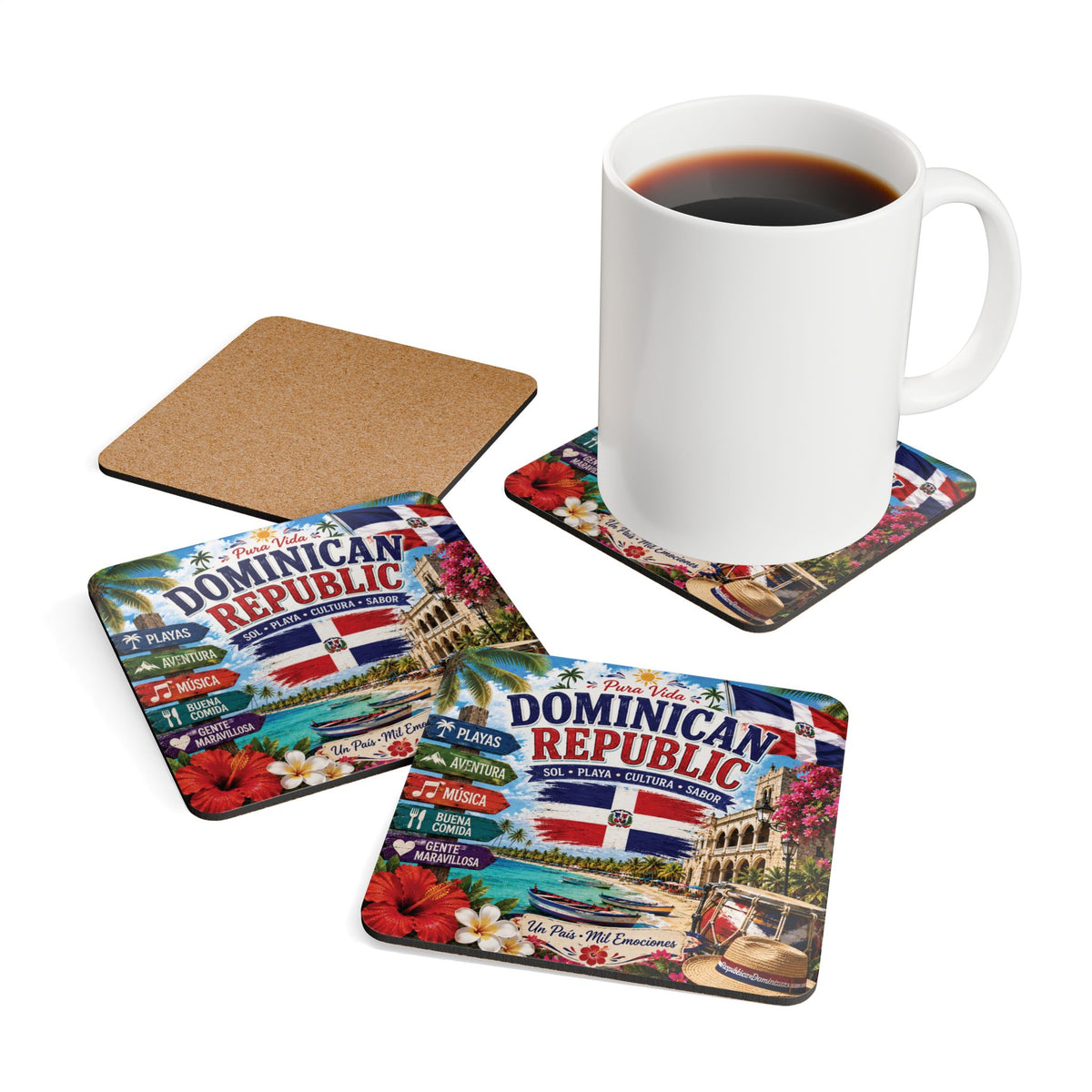 Dominican Republic Coaster Set