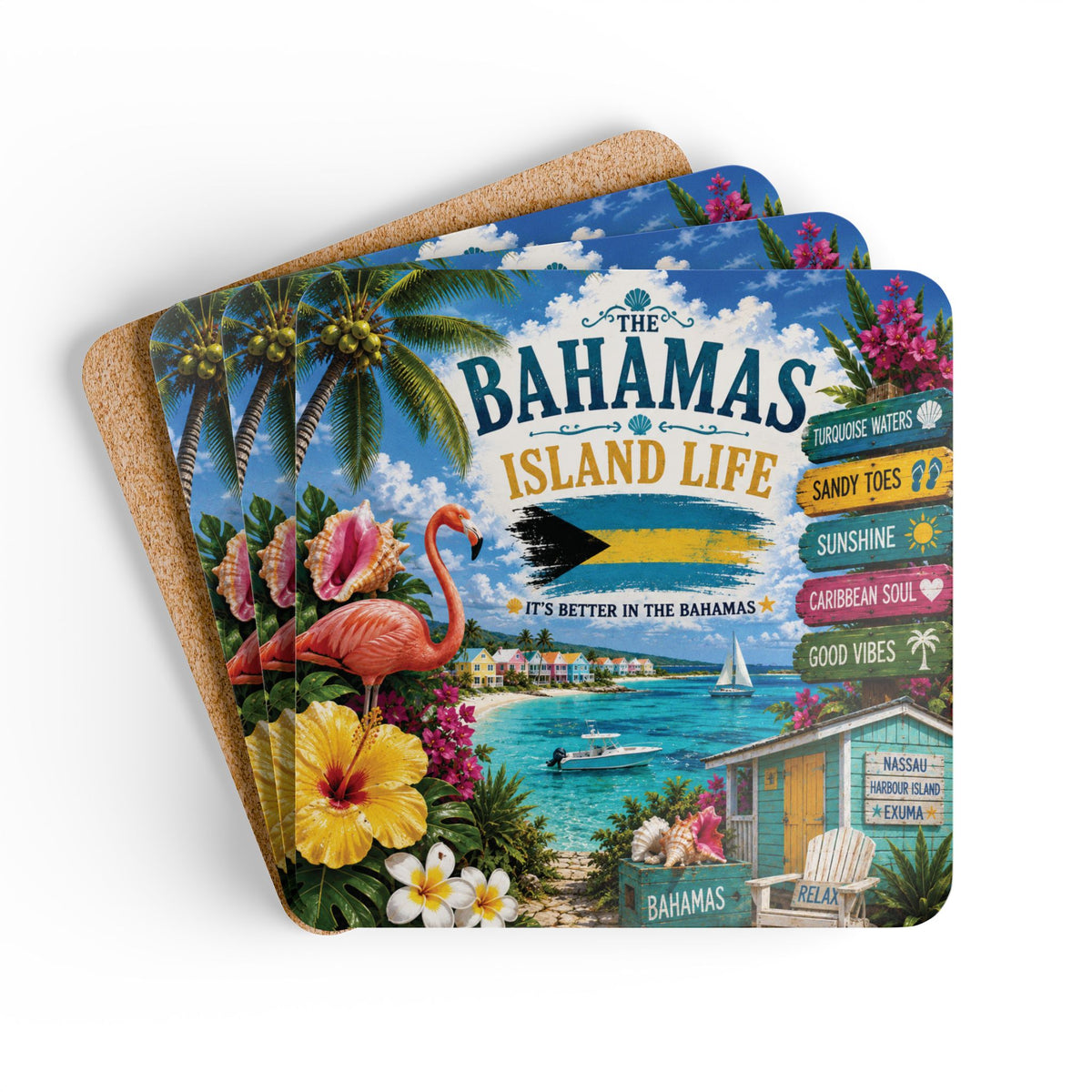 The Bahamas Coaster Set