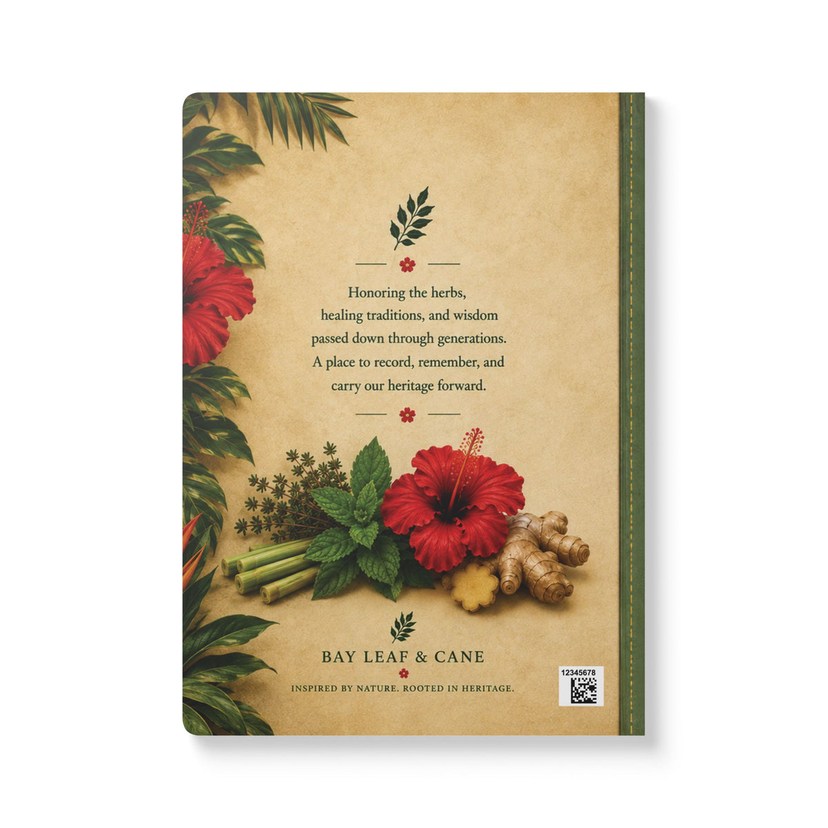 Preserve your Caribbean Herbal Traditions Softcover Journal / Notebook – 200 Pages