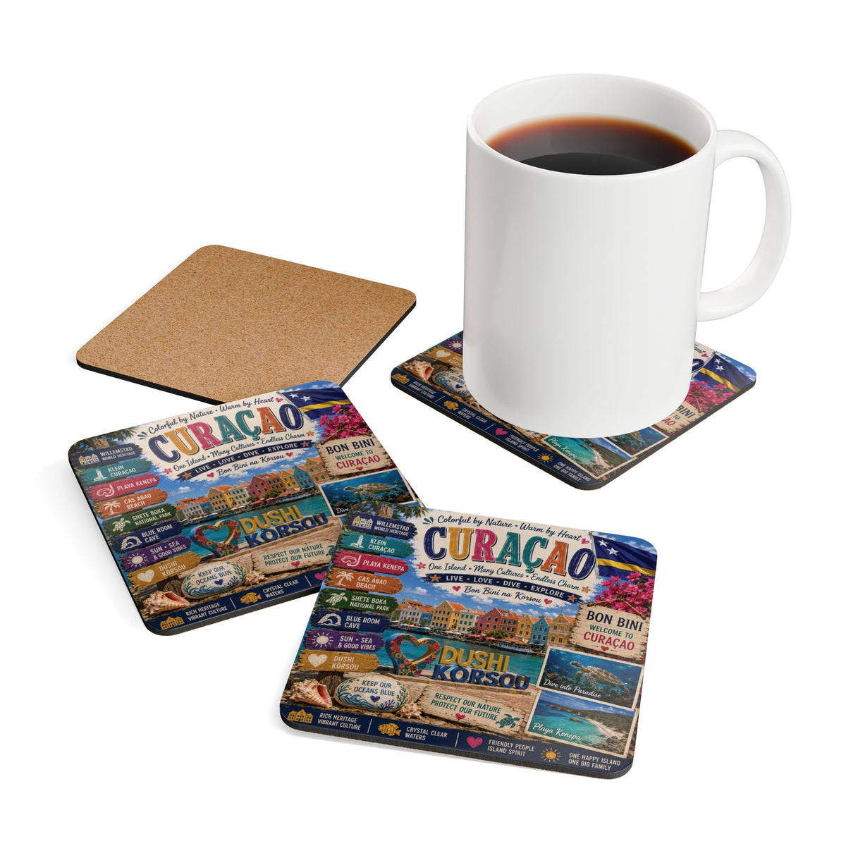 Curaçao Coaster Set