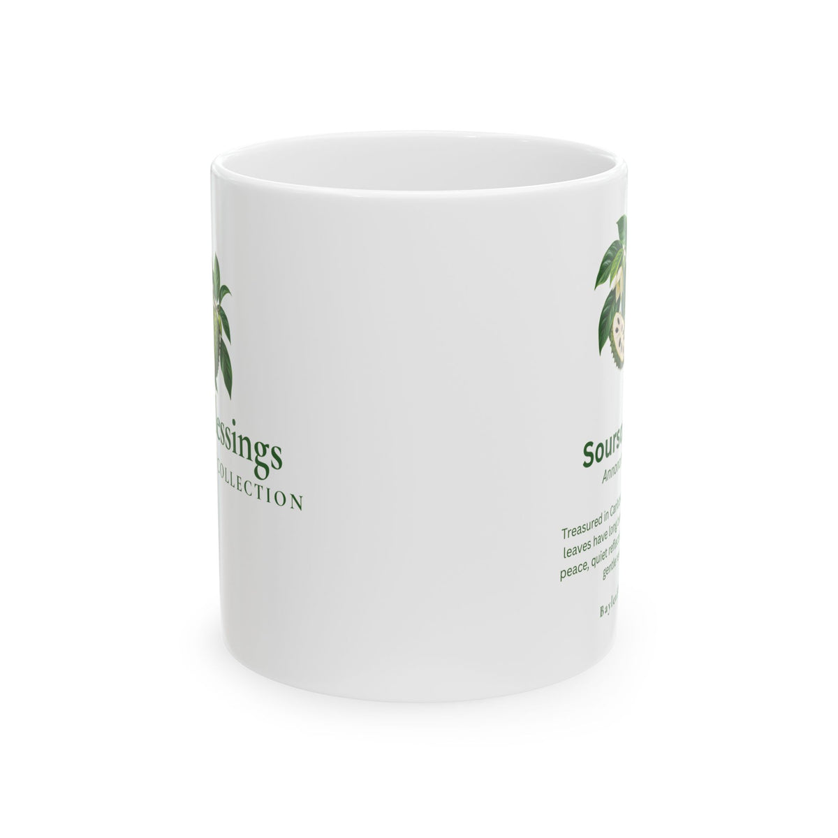 Soursop Leaf Botanical Mug