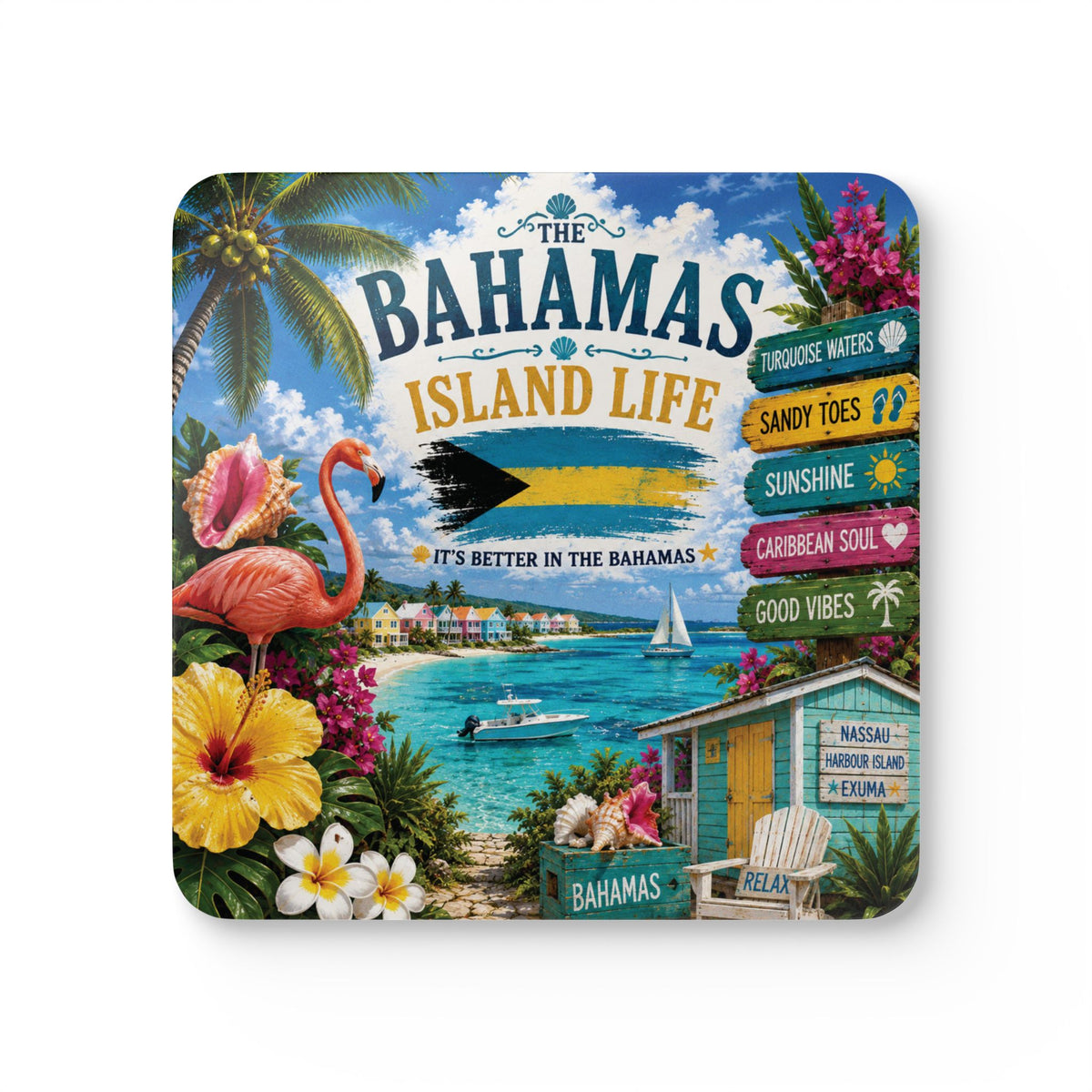 The Bahamas Coaster Set