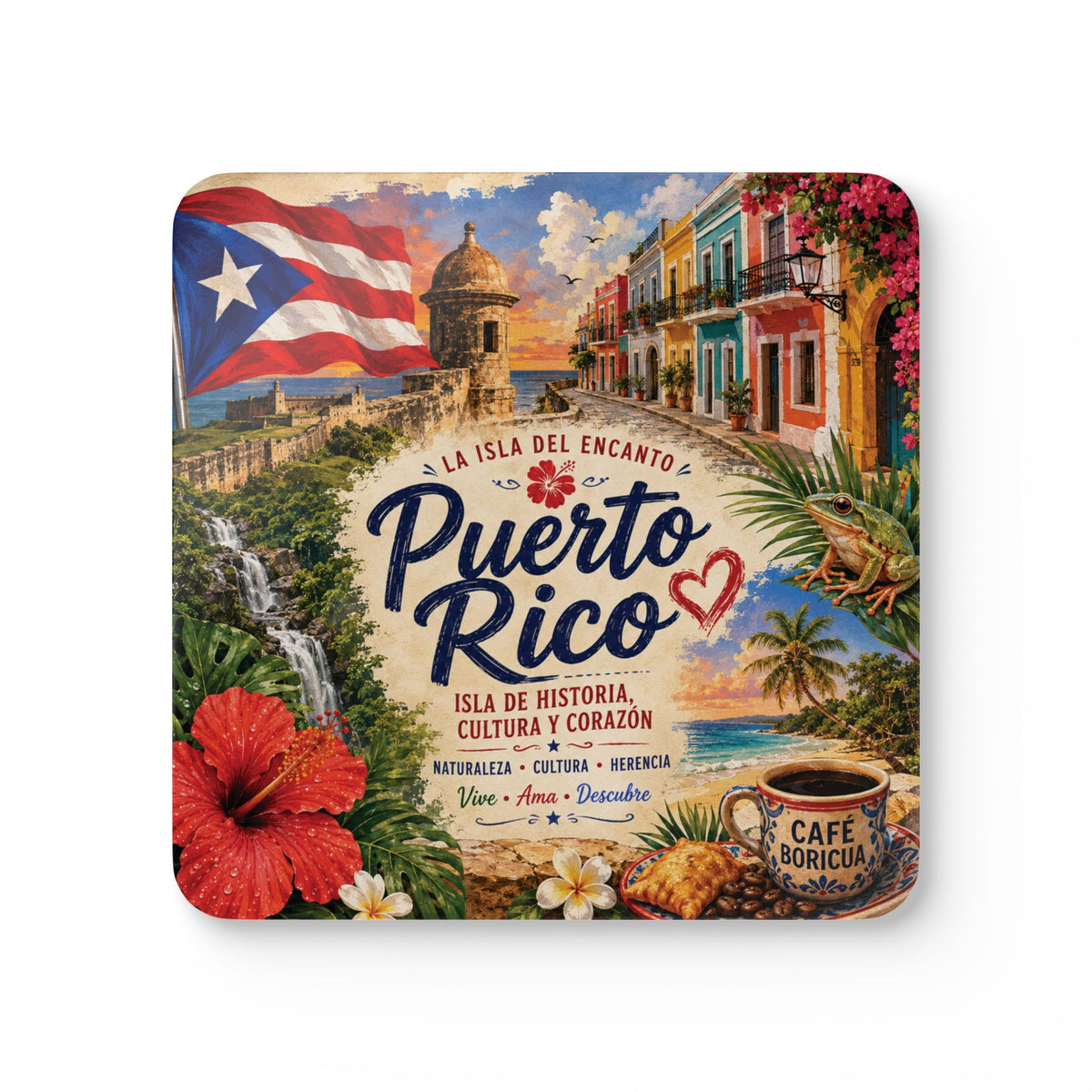 Puerto Rico Coaster Set