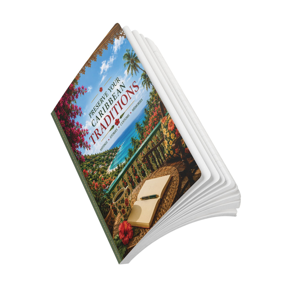 Preserve Your Caribbean Traditions Softcover Journal / Notebook – 200 Pages