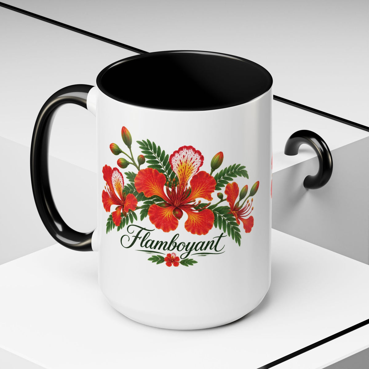 Flamboyant Island Bloom Mug