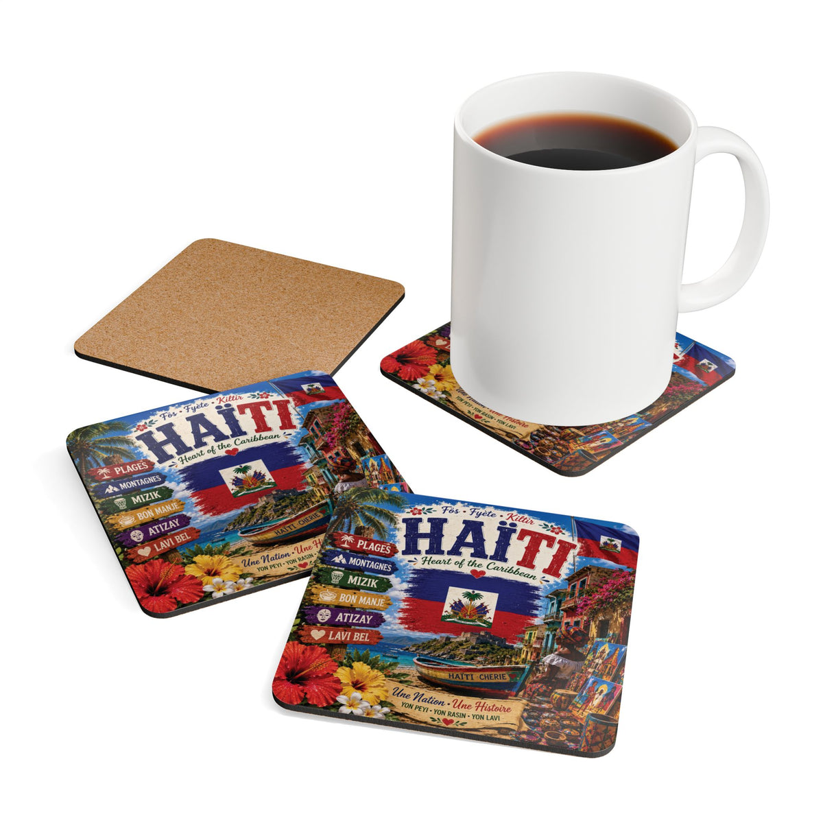 Haiti Coaster Set