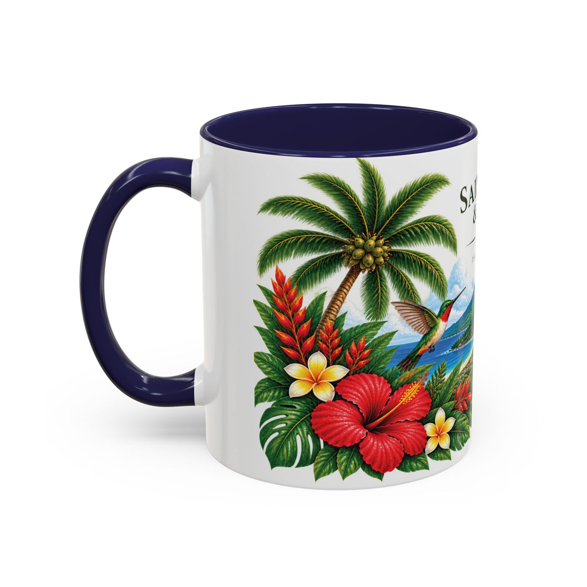 St Kitts & Nevis Island Mug