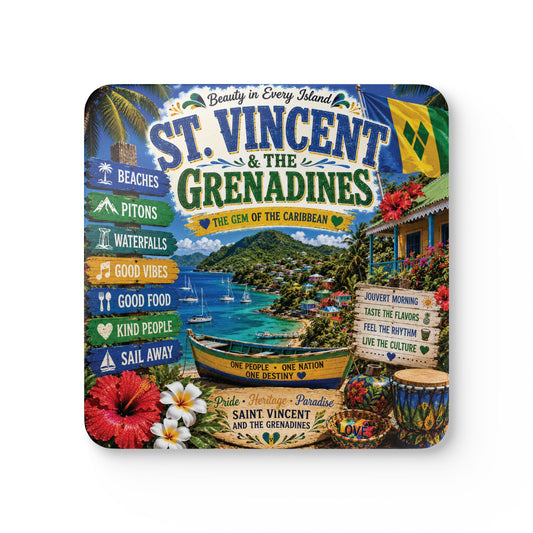 Saint Vincent & The Grenadines Coaster Set