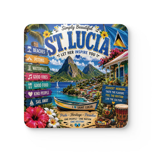 Saint Lucia Coaster Set
