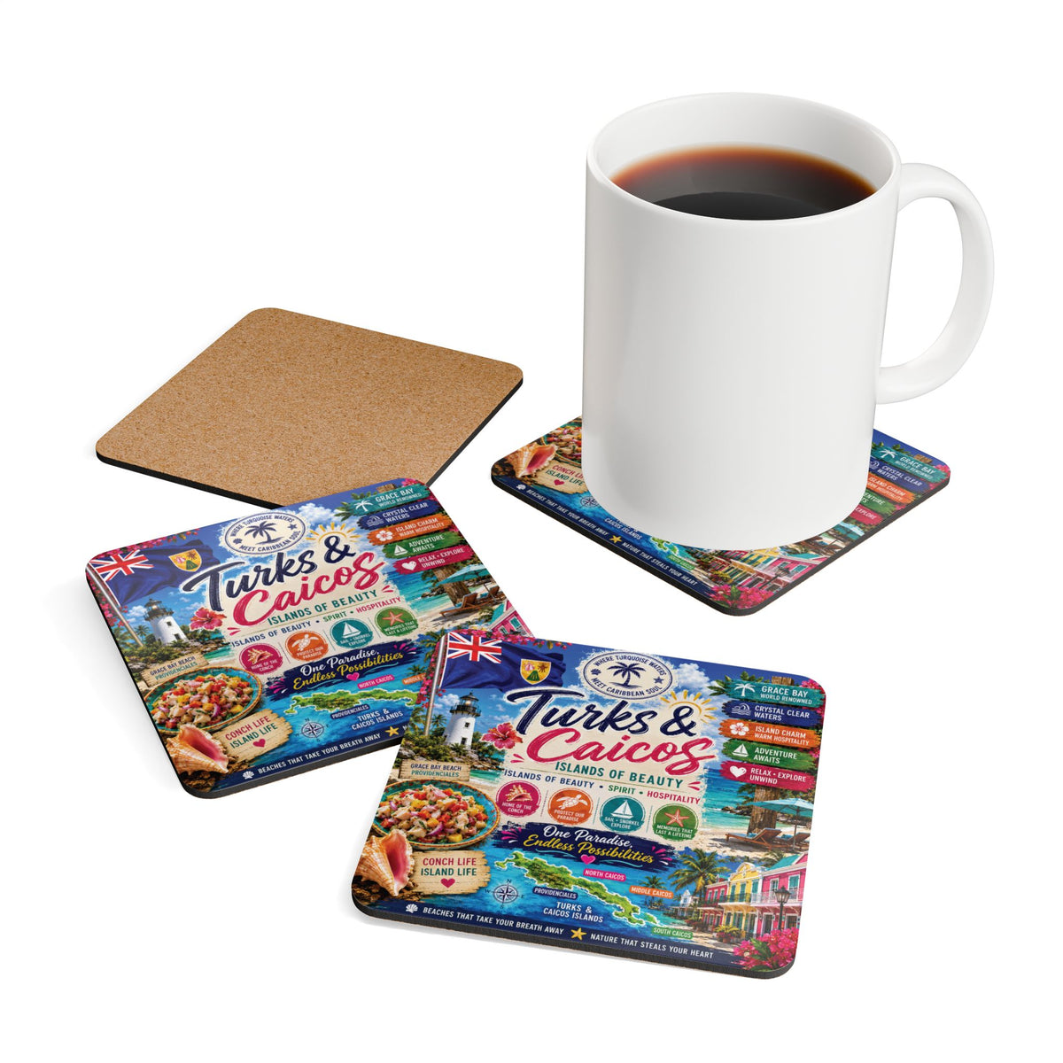 Turks & Caicos Coaster Set