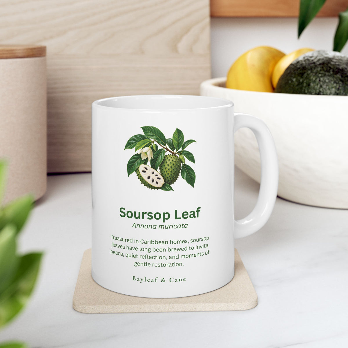 Soursop Leaf Botanical Mug