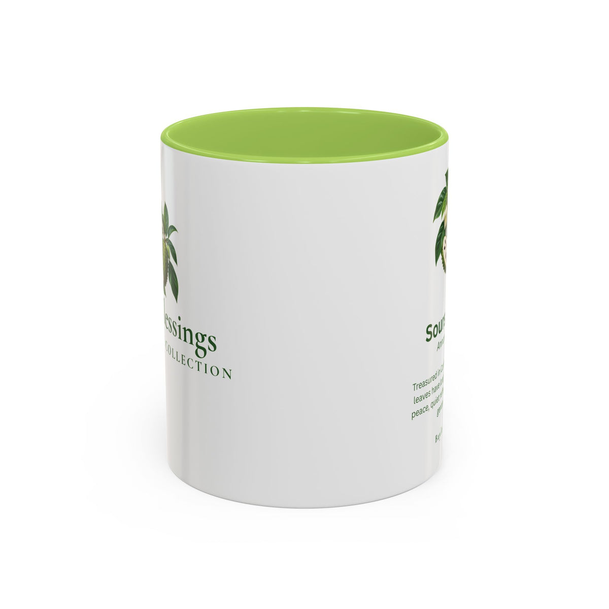 Soursop Leaf Botanical Accent Mug