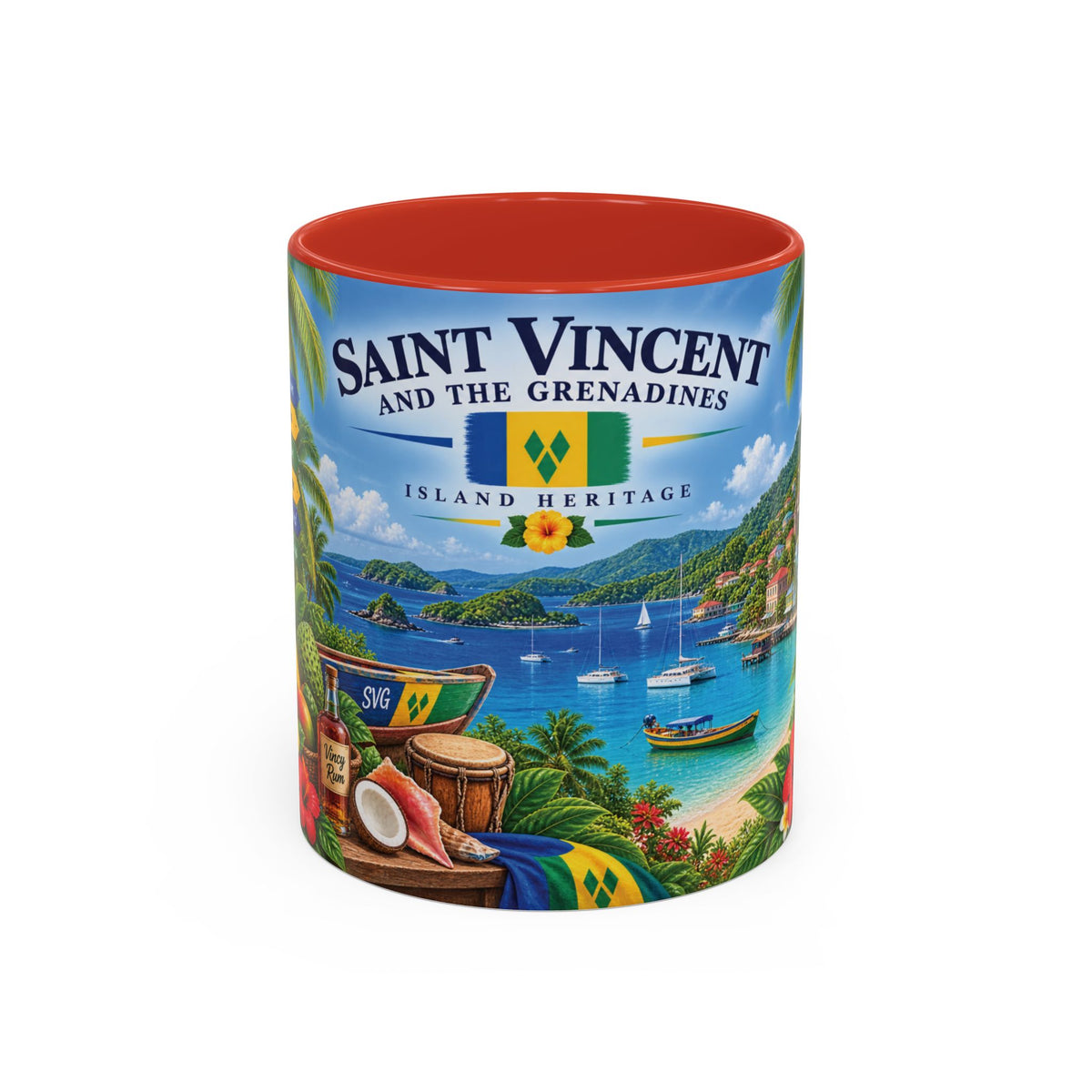 Saint Vincent & The Grenadines Island Mug