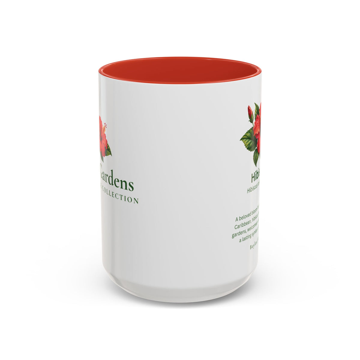 Hibiscus Botanical Accent Mug
