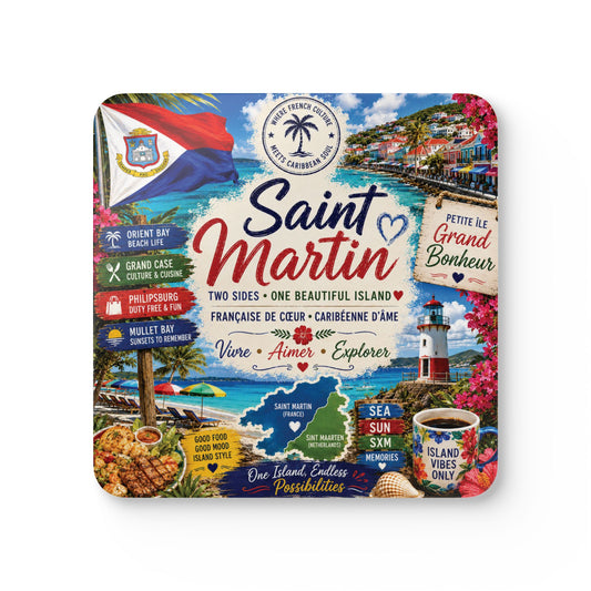 Saint Martin Coaster Set