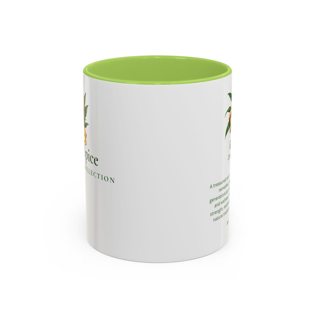 Ginger Botanical Accent Mug