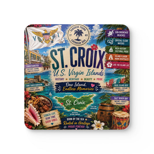 St. Croix USVI Coaster Set