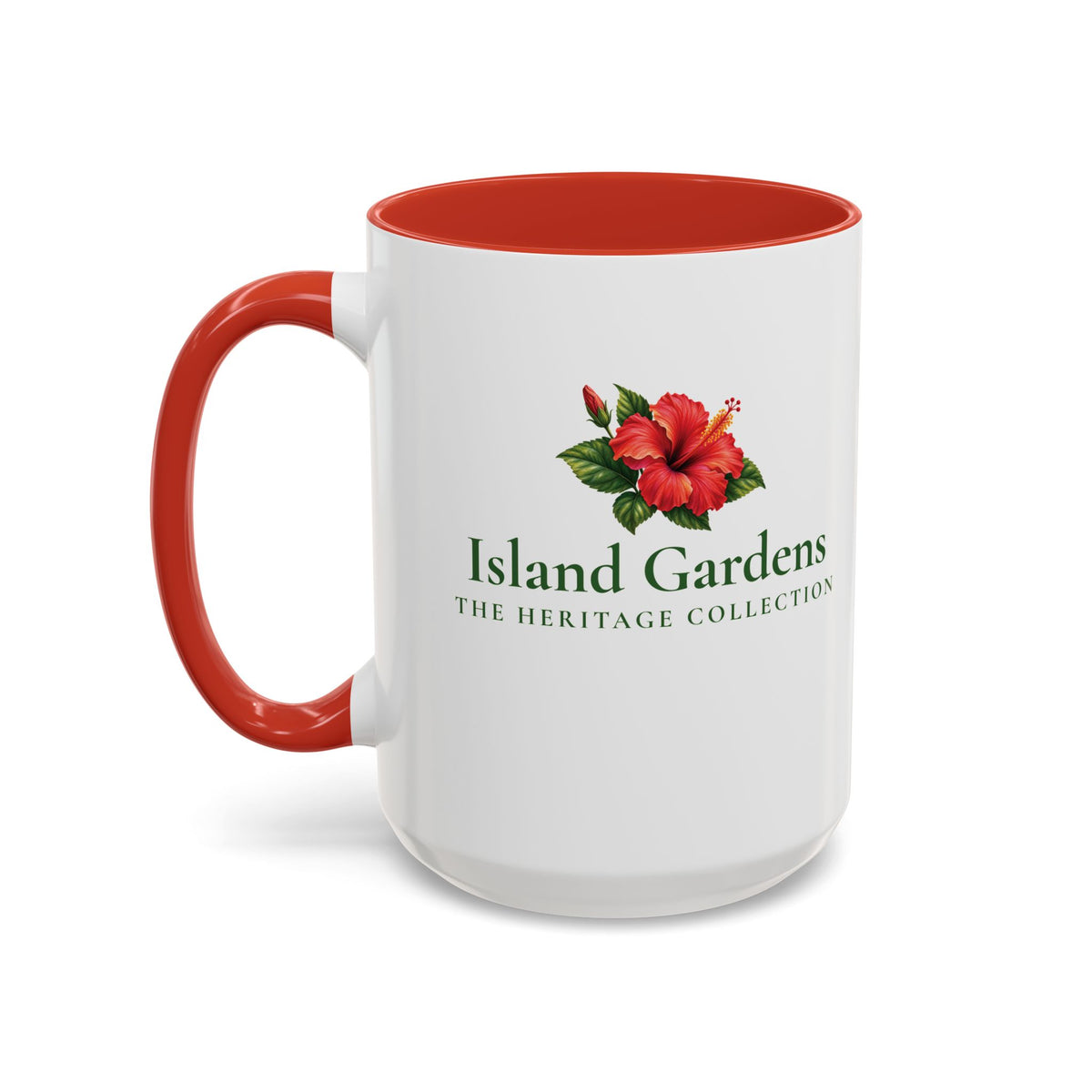 Hibiscus Botanical Accent Mug