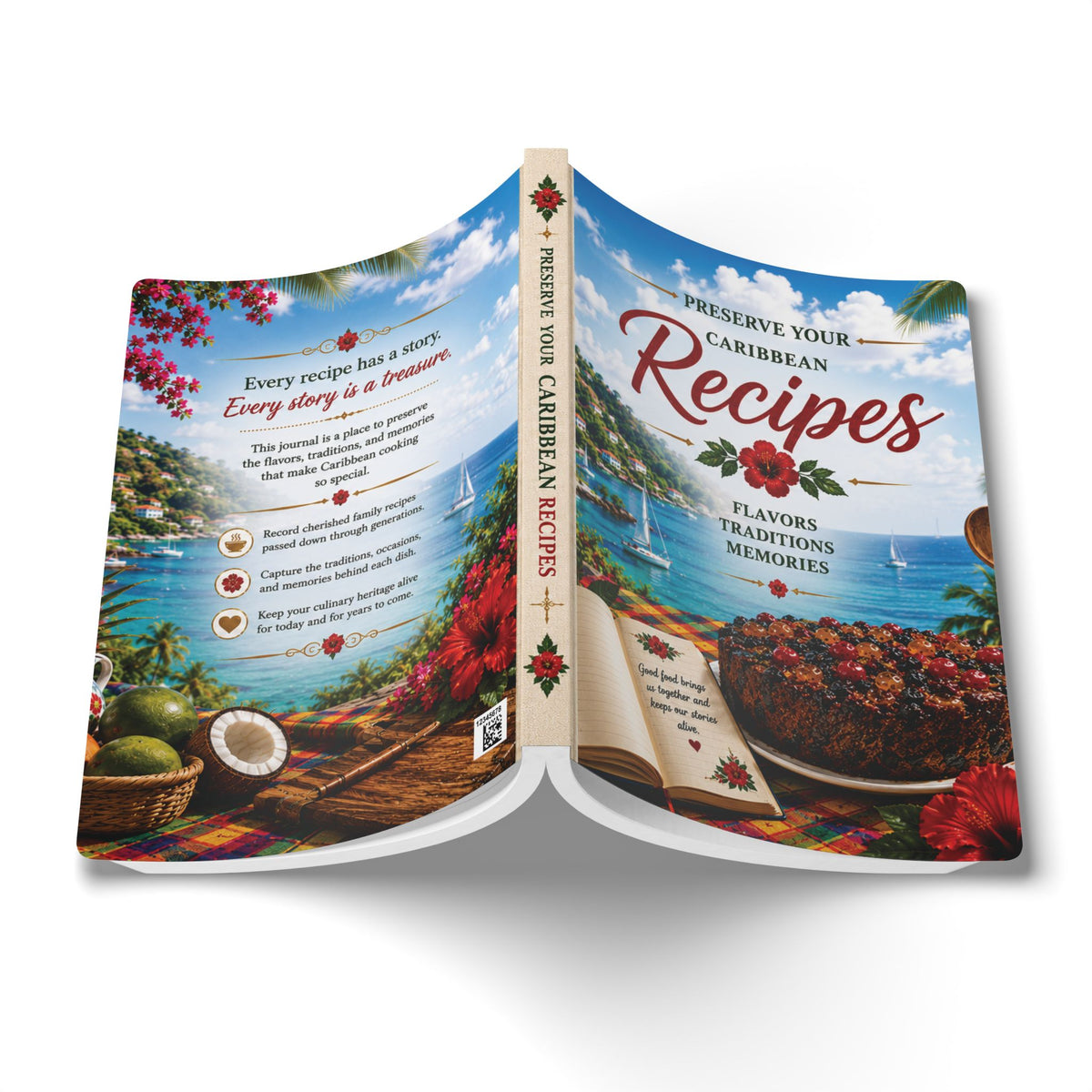 Preserve Your Caribbean Recipes Softcover Recipe Journal / Notebook – 200 Pages