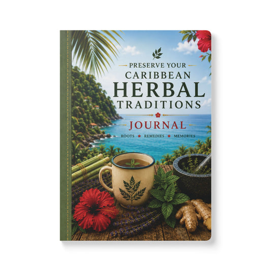 Preserve your Caribbean Herbal Traditions Softcover Journal / Notebook – 200 Pages