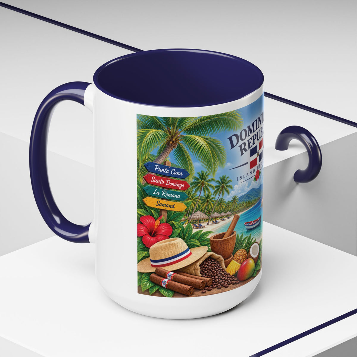 Dominican Republic Island Mug