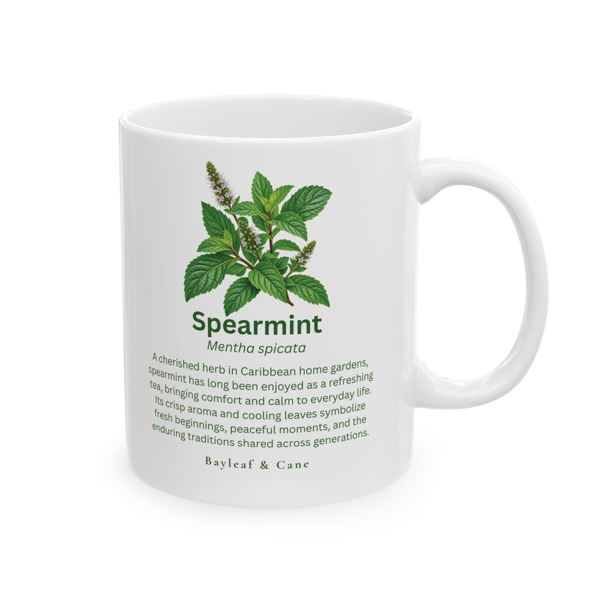 Spearmint Botanical Mug