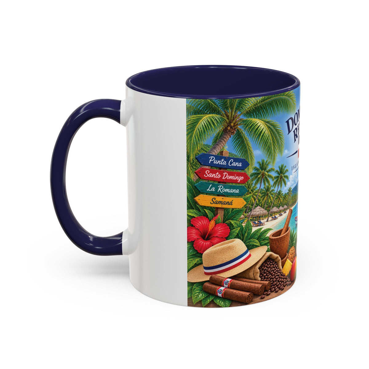 Dominican Republic Island Mug
