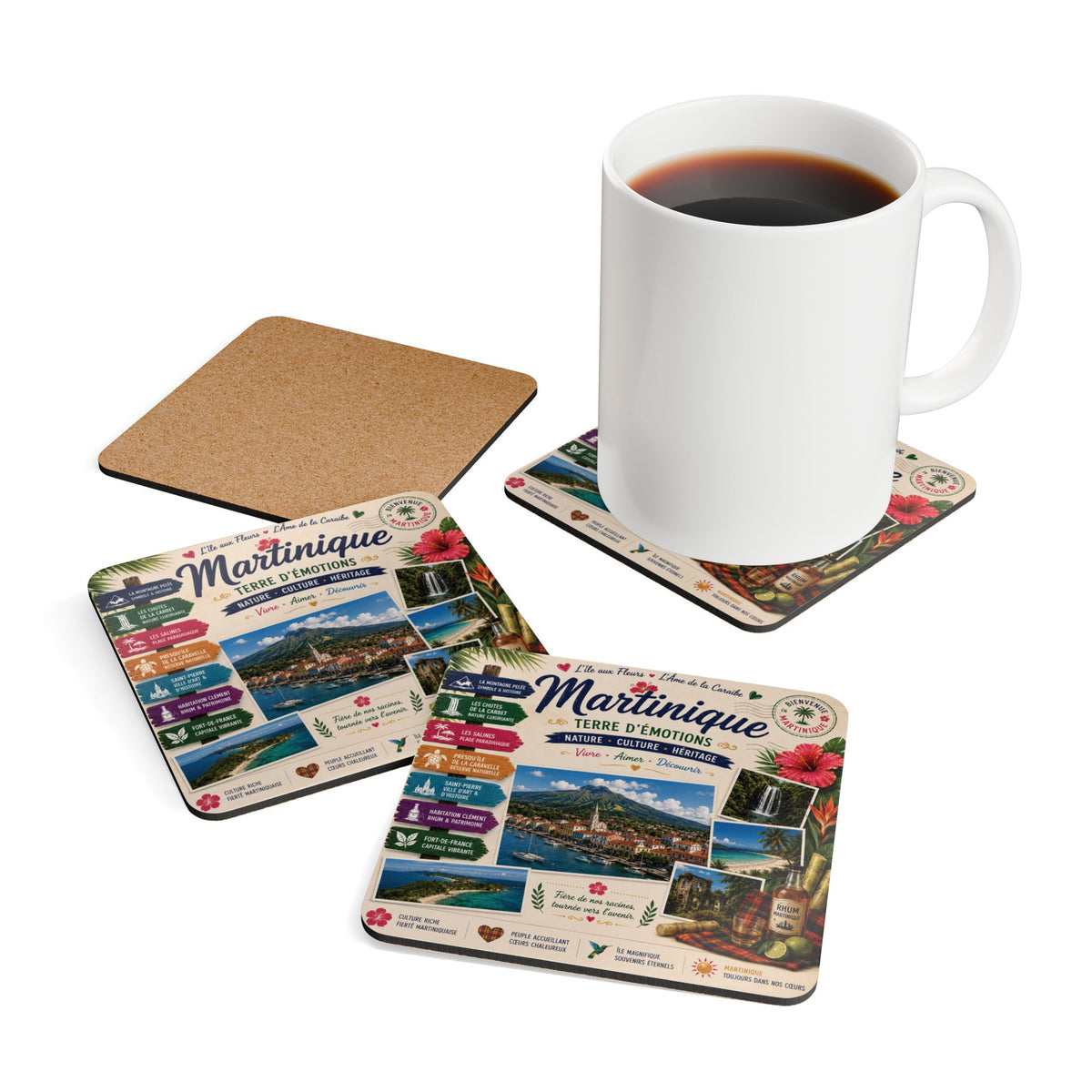 Martinique Coaster Set