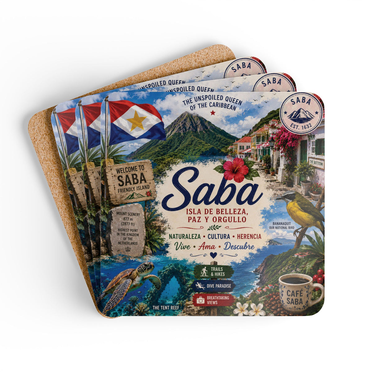 Saba Coaster Set