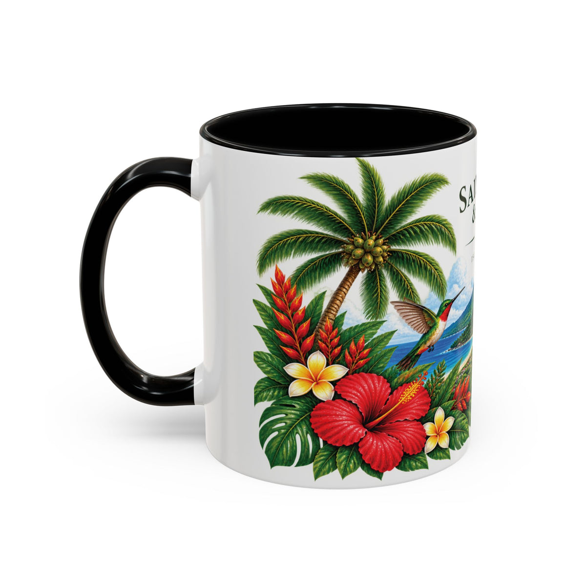 St Kitts & Nevis Island Mug
